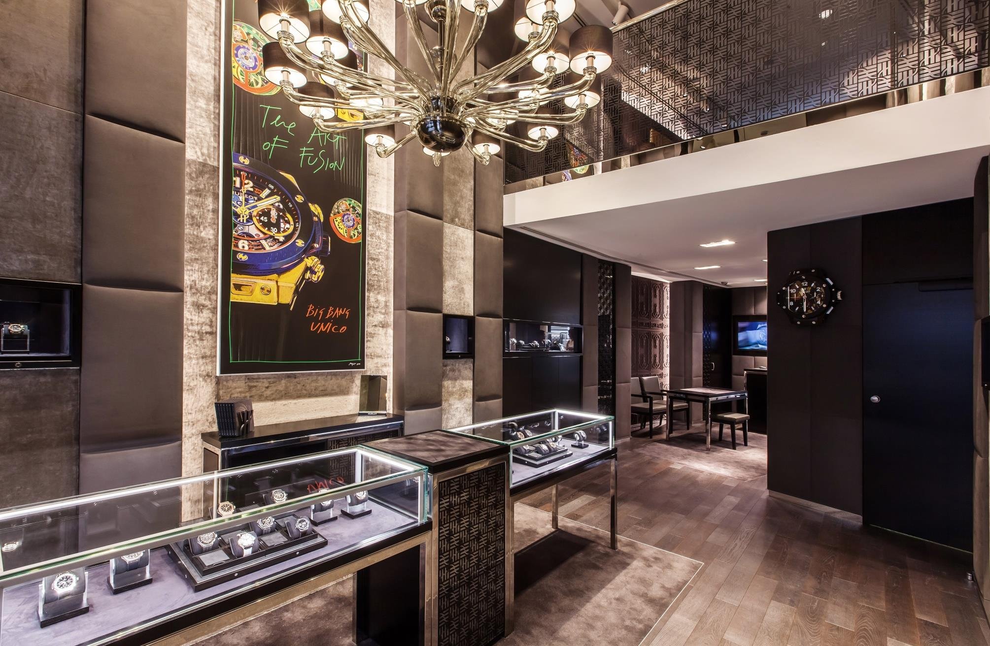 Hublot Boutique Interieur, realisiert von Hofmann & Losch