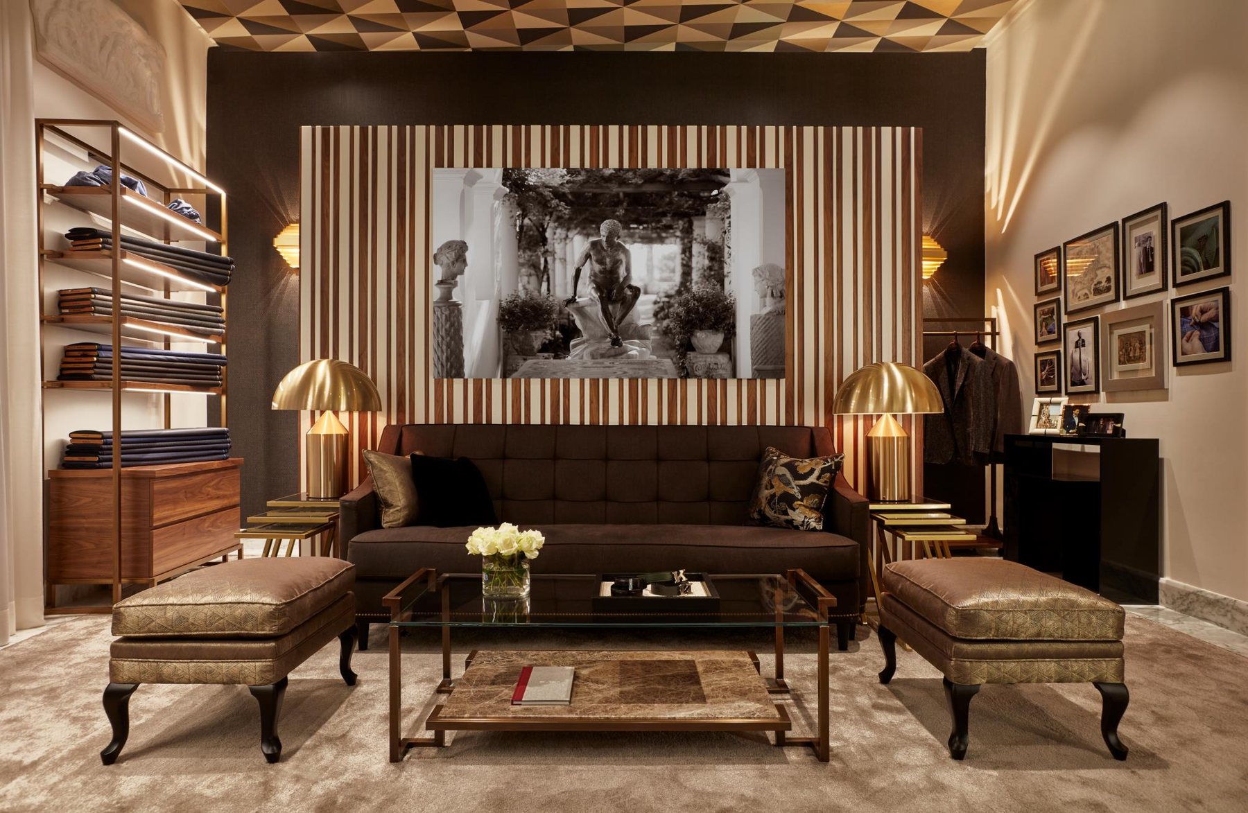 Kiton Lounge, Interieurausbau von Hofmann & Losch